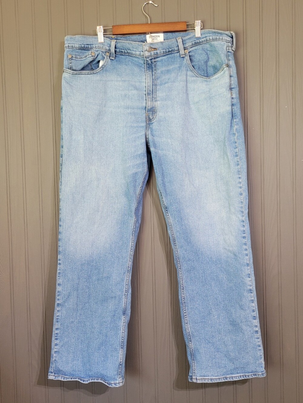 Denizen From Levi's 285 Denim Jeans Relaxed Fit Straight Light Blue Men's 42x30
